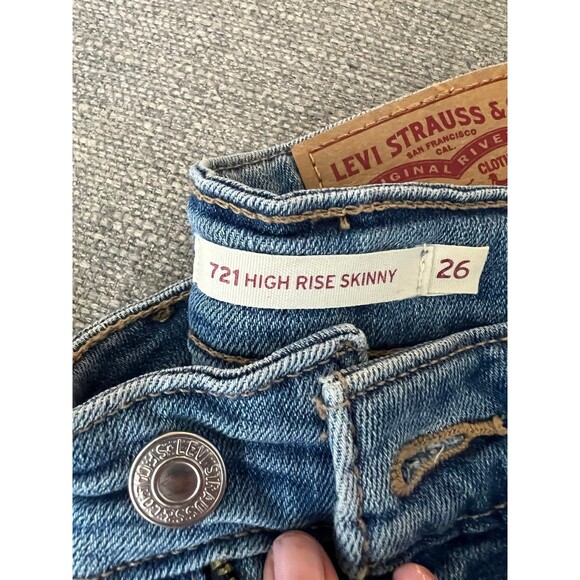 Levis Jeans High Rise Skinny 721 - Picture 2 of 4